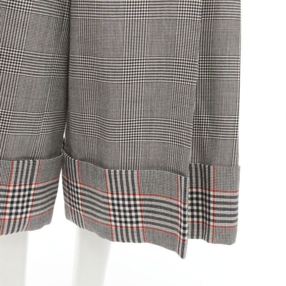 Alexander McQueen checked wool paperbag waist cuffed pants - Picture 8 of 10